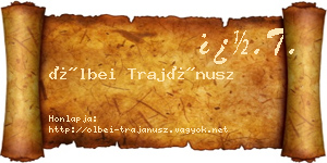 Ölbei Trajánusz névjegykártya